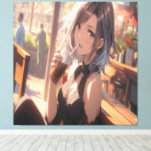 Anime Art. Leinwanddruck (Insitu (Holzboden))