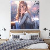 Anime Art. Leinwanddruck (Insitu (Schlafzimmer))