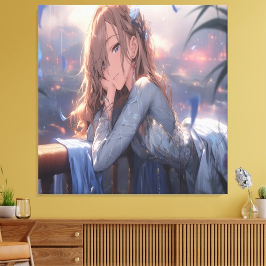 Anime Art. Leinwanddruck (Insitu (Wohnzimmer))