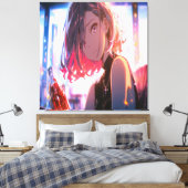 Anime Art. Leinwanddruck (Insitu (Schlafzimmer))