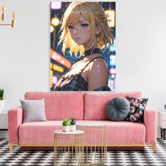 Anime Art. Leinwanddruck (Insitu (Wohnzimmer))