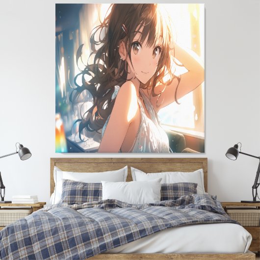 Anime Art. Leinwanddruck (Insitu (Schlafzimmer))