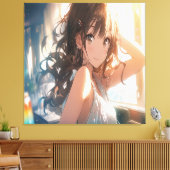 Anime Art. Leinwanddruck (Insitu (Wohnzimmer))