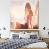 Anime Art. Leinwanddruck (Insitu (Schlafzimmer))