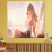 Anime Art. Leinwanddruck (Insitu (Wohnzimmer))