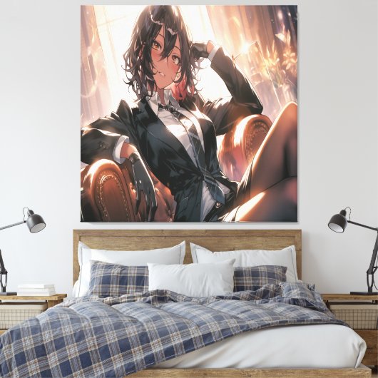 Anime Art. Leinwanddruck (Insitu (Schlafzimmer))