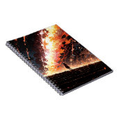 Anime art with vibrant sky notizblock (Rechte Seite)