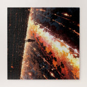 Anime art with vibrant sky puzzle (Horizontal)