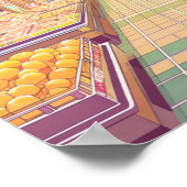 Anime Ästhetische japanische Supermärkte Räume Poster (Ecke)