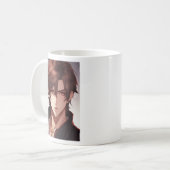 "Anime Attitude Vibes Kaffeetasse (Vorderseite Links)