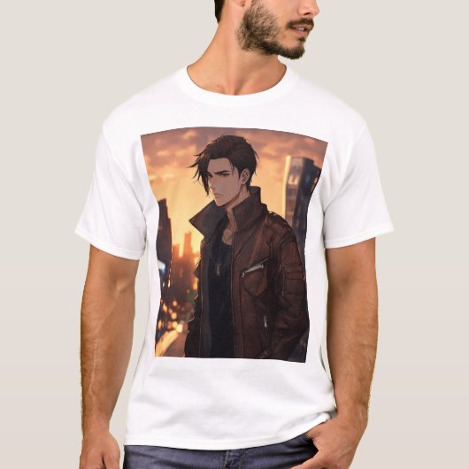 "Anime Attitude Vibes T - Shirt (Vorderseite)