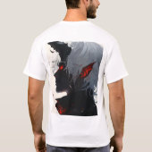 "Anime Attitude Vibes T - Shirt (Rückseite)