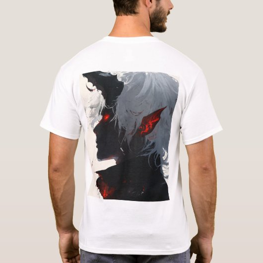 "Anime Attitude Vibes T - Shirt (Rückseite)