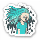 "Anime-Aufkleber für Laptops" "Anime-Aufkleber für Aufkleber (Vorderseite)