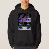 Anime Augen Hoodie (Vorderseite)