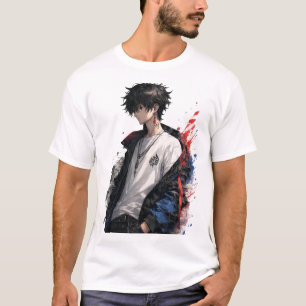 Anime Augen "ICH SEHE DICH" Weißes T-Shirt Origi