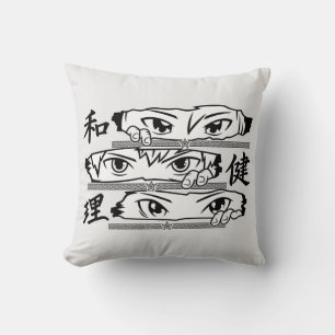 Anime-Augen Kissen