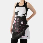 Anime-Augen mit japanischen Zeichen     Schürze (InSitu)