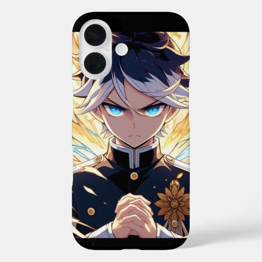 Anime-Aura-Jungs Case-Mate iPhone Hülle (Rückseite)