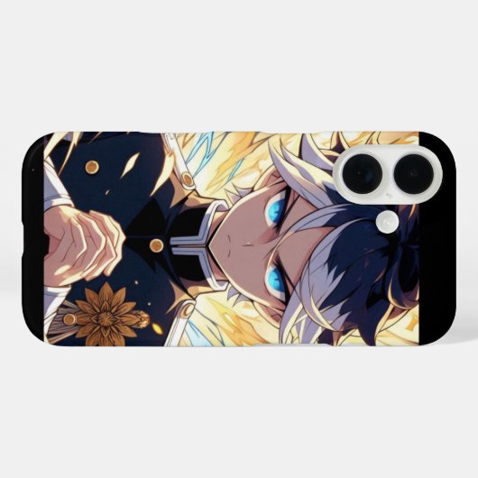 Anime-Aura-Jungs Case-Mate iPhone Hülle (Rückseite (Horizontal))