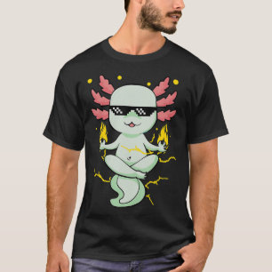 Anime Axolotl Waifu, Liebe Anime Ramen und Sketc T-Shirt