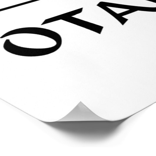 Anime Bad Eyes Poster (Ecke)