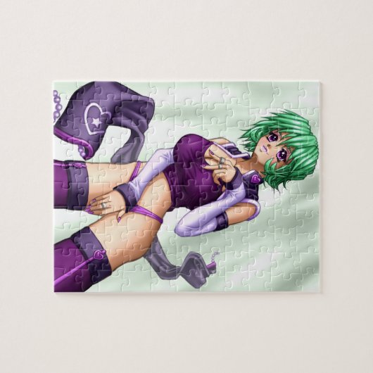 Anime bedecken oben Mädchen Puzzle (Horizontal)