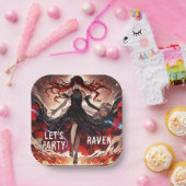 Anime-Befehl für die Flammen, Einbinden des benutz Pappteller (Party)