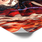 Anime-Befehl für die Flammen, Einbinden des benutz Poster (Ecke)