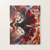 Anime-Befehl für die Flammen, Einbinden des benutz Puzzle (Vertikal)