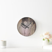 Anime Big Bosom waifu Runde Wanduhr (Zuhause)