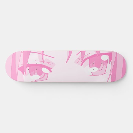 Anime Big Eyes Skateboard Deck (Horizontal)
