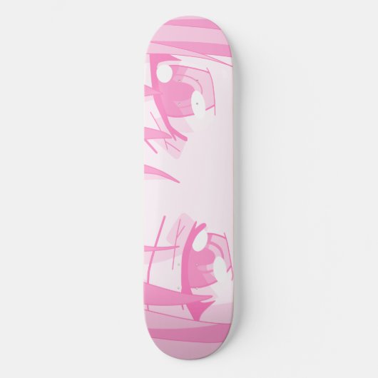 Anime Big Eyes Skateboard Deck (Vorderseite)