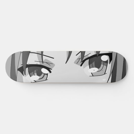 Anime Big Eyes Skateboard Deck (Horizontal)