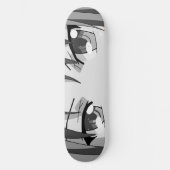 Anime Big Eyes Skateboard Deck (Vorderseite)