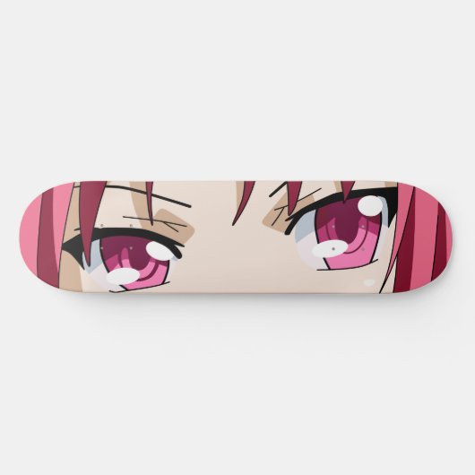Anime Big Eyes Skateboard Deck (Horizontal)