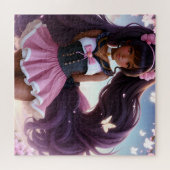 Anime Black Female Character Animecore Puzzle (Horizontal)