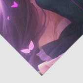 Anime Black Girl Seidenpapier (Detail)