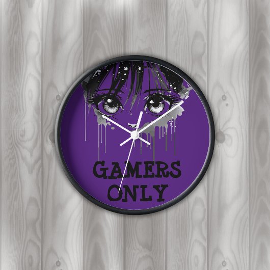 Anime Black & Grey Face Monogram | Uhr