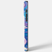 Anime blaue Wellen, Ästhetik blauer Wellen Case-Mate iPhone Hülle (Rückseite / Links)