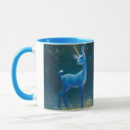 Anime Blue Fawnicorn Kaffee/Tee Tasse