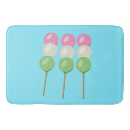Anime Blue Pastel Dango Bath Mat Badematte