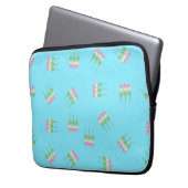 Anime Blue Pastel Dango Electronics Bag Laptopschutzhülle (Vorderseite Links)