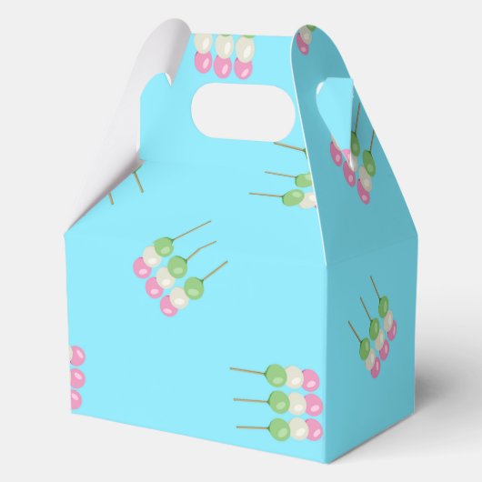 Anime Blue Pastel Dango Gevor Box Geschenkschachtel (Rückseite)