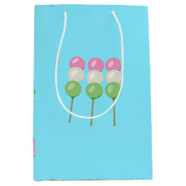 Anime Blue Pastel Dango Gift Bag Mittlere Geschenktüte