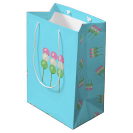 Anime Blue Pastel Dango Gift Bag Mittlere Geschenktüte