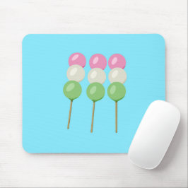 Anime Blue Pastel Dango Mousepad
