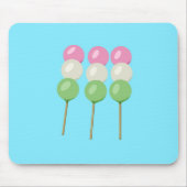 Anime Blue Pastel Dango Mousepad (Vorne)