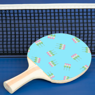 Anime Blue Pastel Dango Ping Pong Paddle Tischtennis Schläger