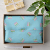 Anime Blue Pastel Dango Seidenpapier (Geschenk)